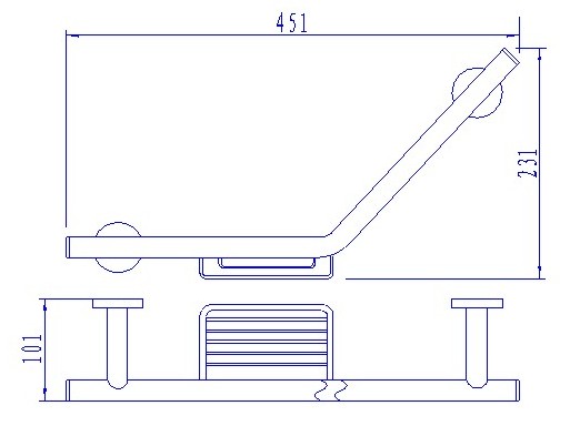 XC129003-20皂篮扶手尺寸图