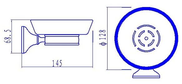 XC120110002-肥皂碟架尺寸图