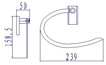 XC12066000-毛巾环尺寸图