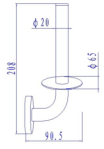 XC120793000-厕纸架尺寸图